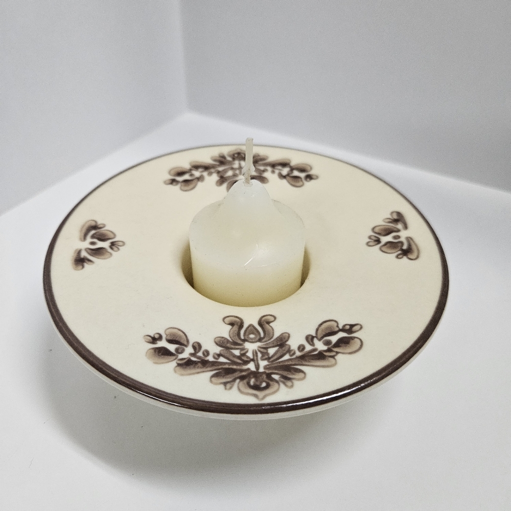 Vintage Pfaltzgraff Village Votive Candleholder Stoneware Dinnerware Made in USA